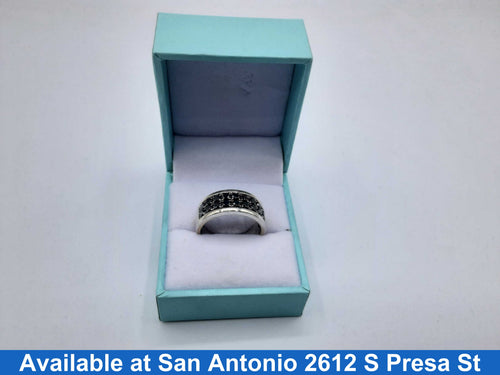 Ring - Wedding Band - White Gold 10k (.417) 7.7 grams Size 9
