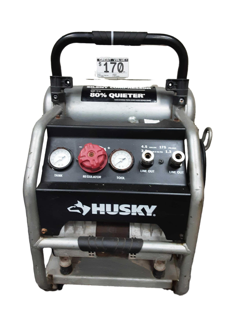 Husky 3320445 Gray Electric Compressor