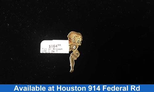 Broach - Yellow Gold 10k (.417) 1.4 grams