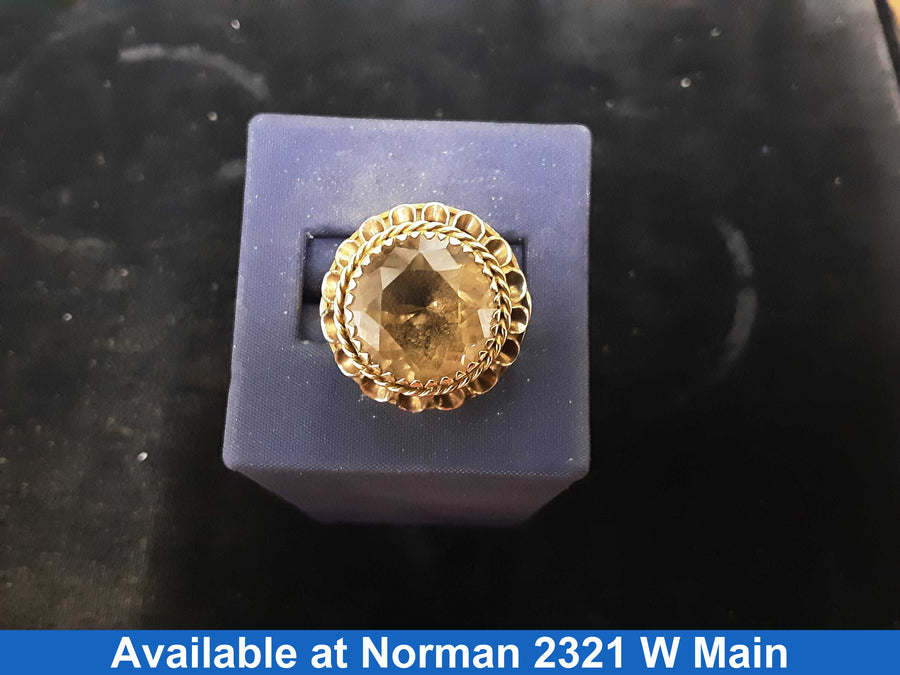 Women's Ring - Yellow Gold 14k (.585) 8 grams Size 6.5