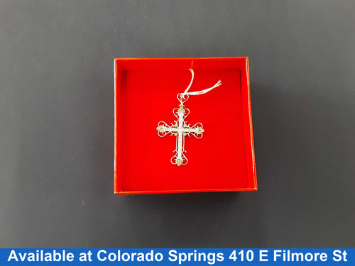 Religious Pendant - White Gold 14k (.585) 6.5 grams