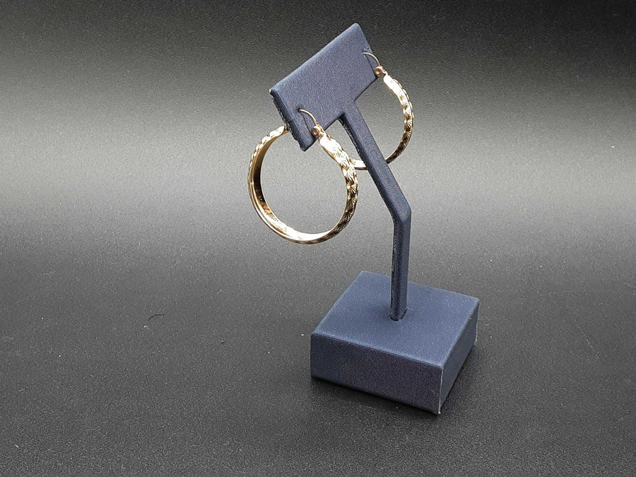 Bangle Earrings - Yellow Gold 10k (.417) 3.7 grams