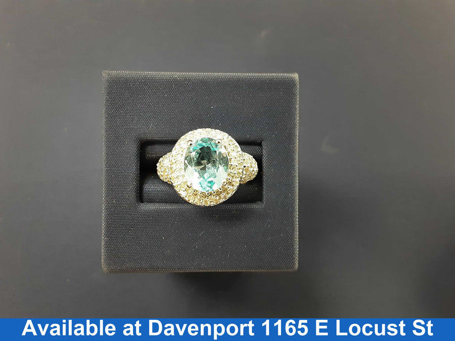Women's Ring - White Gold 10k (.417) 5.8 grams Size 9.5