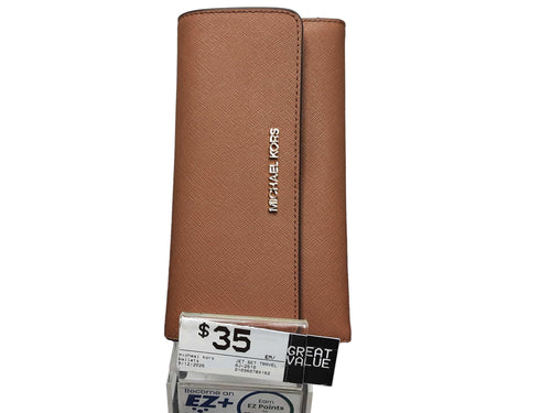 Micheal Kors Jet Set Travel Brown Wallet