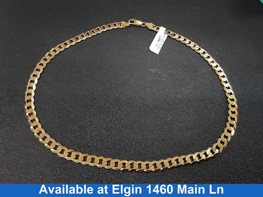 Cuban Link Chain - Yellow Gold 14k (.585) 33.1 grams 18 inch