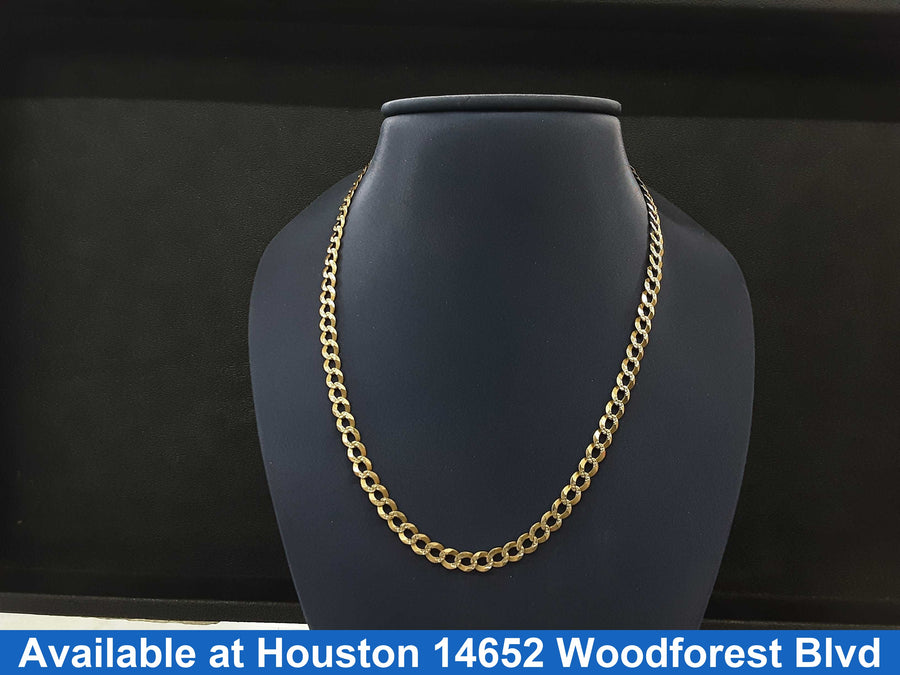 Cuban Link Chain - Yellow Gold 10k (.417) 8.2 grams 16 inch
