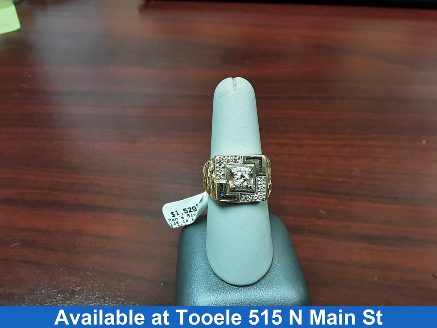 Men's Ring - Yellow Gold 14k (.585) 14.6 grams Size 8