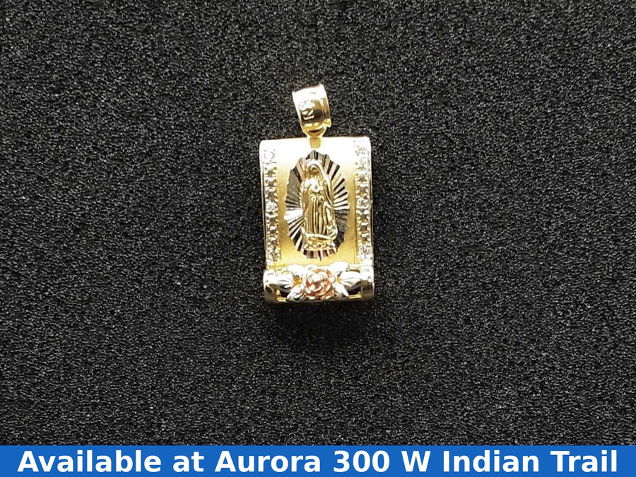 Religious Pendant - Tricolor Gold 14k (.585) 6.1 grams