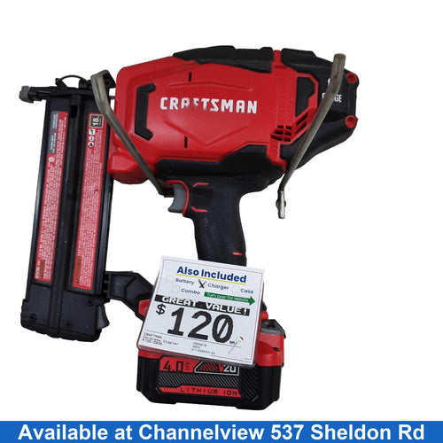 Craftman Cmcn618 Red Cordless Stapler