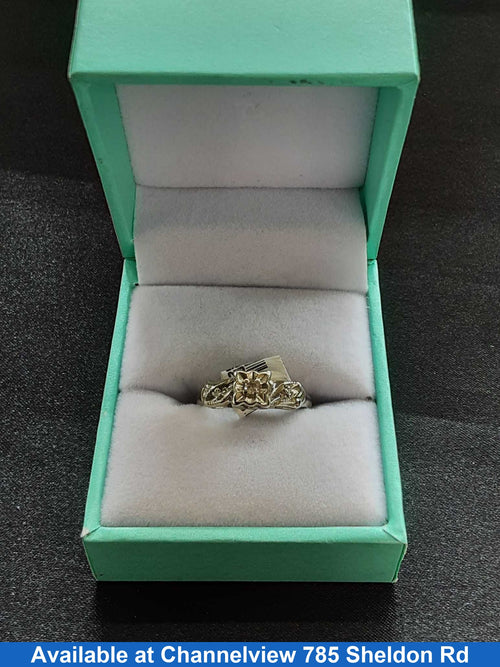 Women's Ring - White Gold 14k (.585) 1.9 grams Size 6
