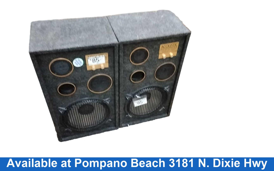 Acoustic Series 707 Black Floor Speaker