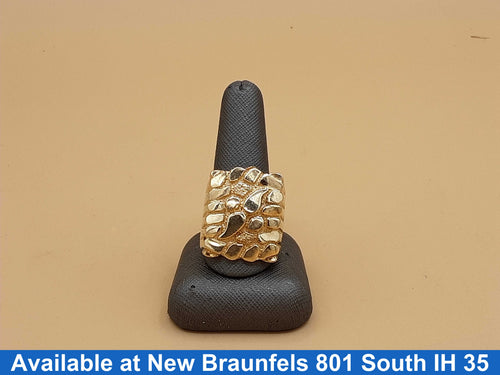 Men's Ring - Yellow Gold 10k (.417) 19.5 grams Size 13