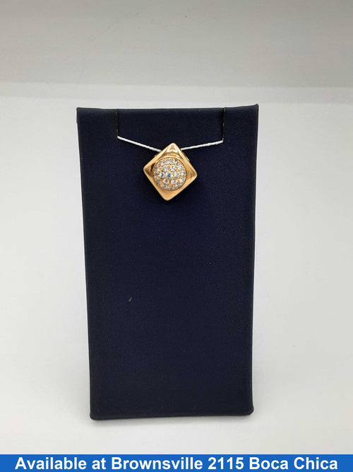 Diamond Pendant - Yellow Gold 10k (.417) 3 grams