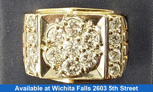 Men's Ring - Yellow Gold 10k (.417) 17.2 grams Size 10.5