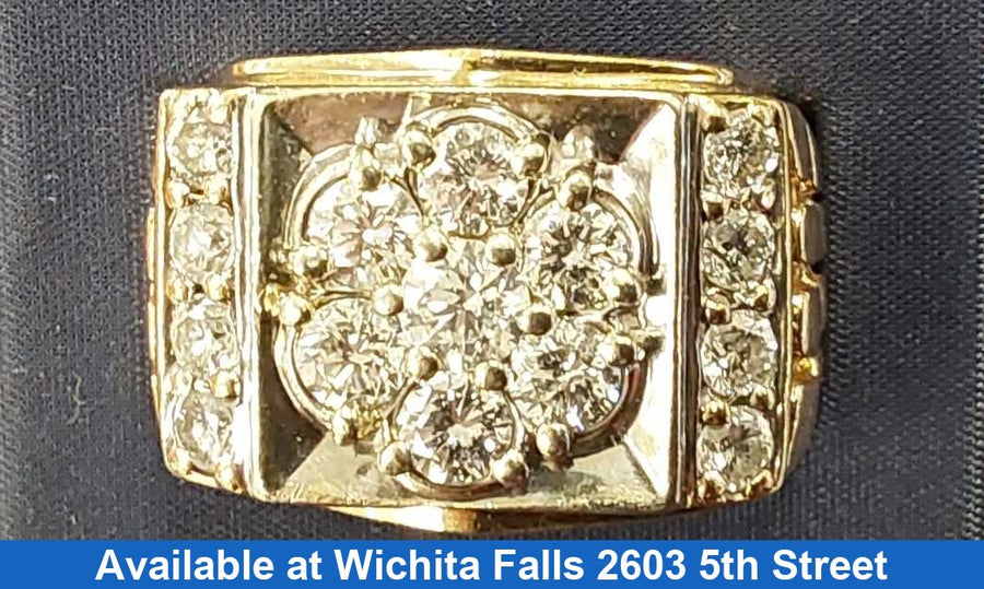 Men's Ring - Yellow Gold 10k (.417) 17.2 grams Size 10.5