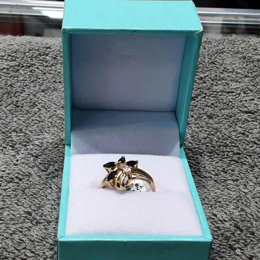 Women's Ring - Yellow Gold 14k (.585) 2.4 grams Size 20