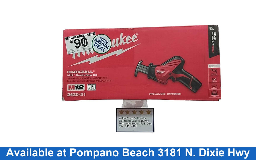 Milwaukee 2420-20 Red Cordless Reciprocating Saw