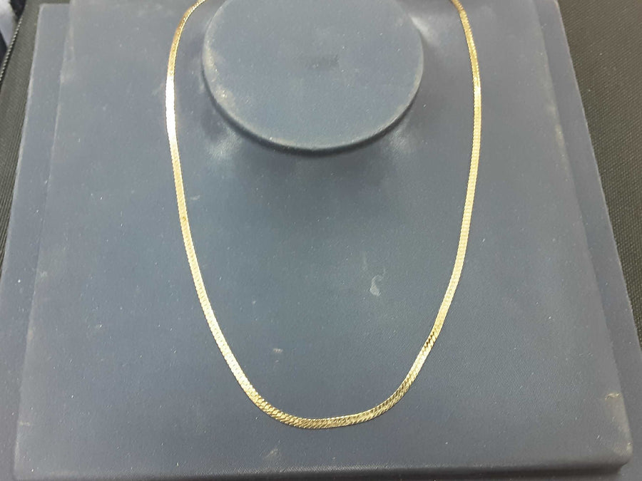 Herringbone Chain - Yellow Gold 10k (.417) 6.5 grams 24 inch