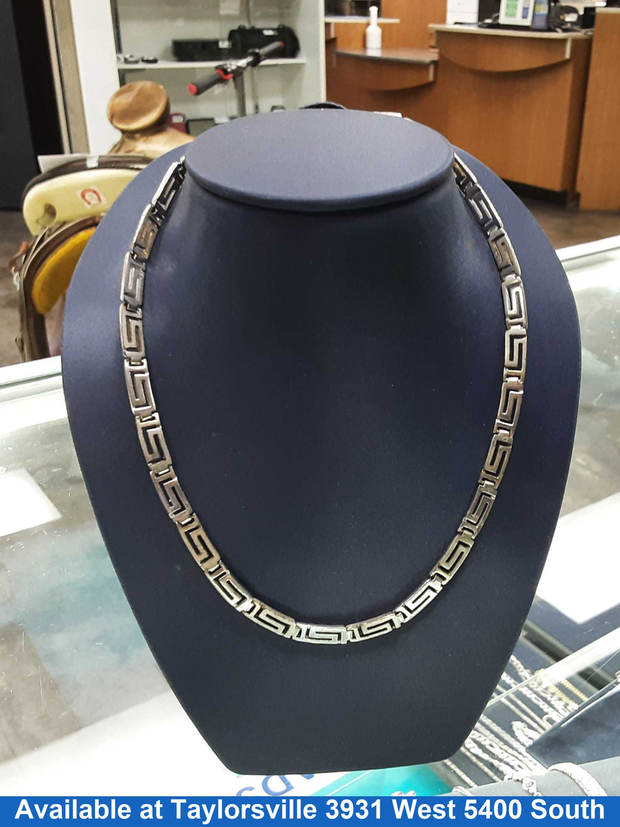 Woven Chain - Silver 24.5 grams 18 inch