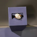 Women's Ring - Yellow Gold 14k (.585) 4.5 grams Size 5.5