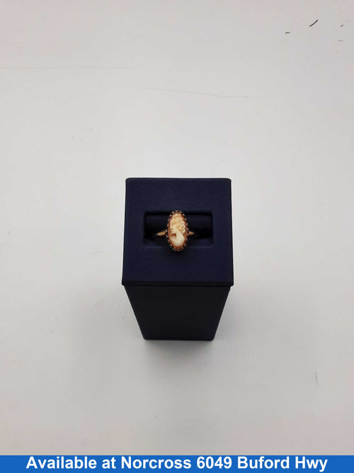 Women's Ring - Yellow Gold 10k (.417) 2.1 grams Size 20
