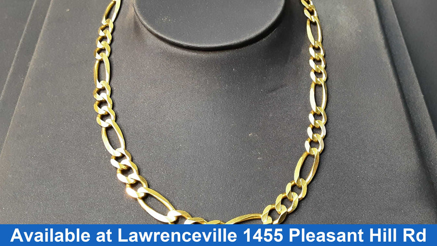 Figaro Chain - Yellow Gold 14k (.585) 40 grams 26 inch