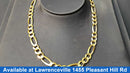 Figaro Chain - Yellow Gold 14k (.585) 40 grams 26 inch