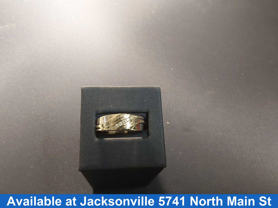 Ring - Wedding Band - White Gold 10k (.417) 4.3 grams Size 10