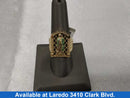 Man's Ring - Yellow Gold 10k (.417) 6.9 grams Size 10