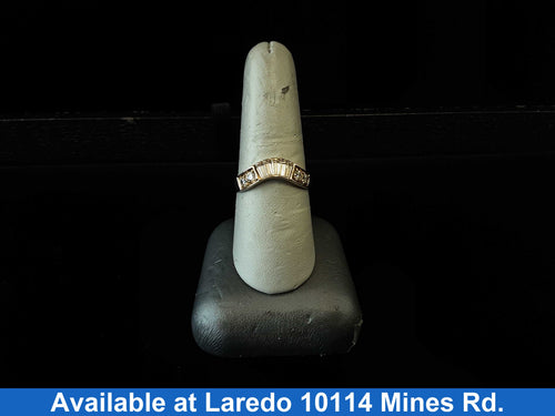 Women's Ring - Yellow Gold 10k (.417) 2.7 grams Size 18.5