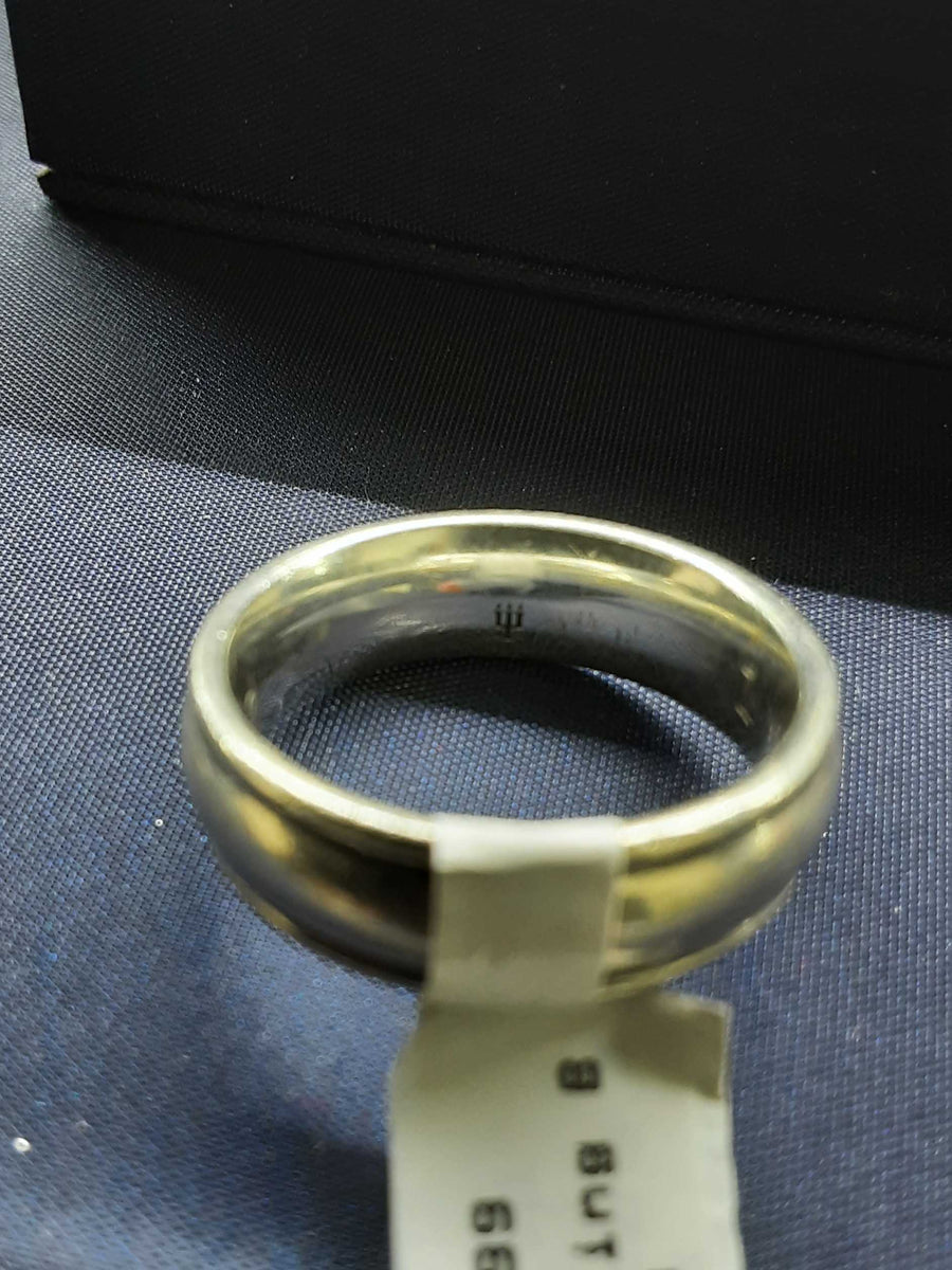 Ring - Wedding Band - Silver 7.6 grams Size 8