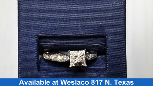 Women's Ring - Anniversary - White Gold 10k (.417) 3.2 grams Size 7