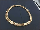 Cuban Link Chain - Yellow Gold 10k (.417) 361.8 grams 22 inch