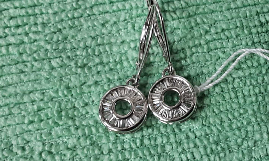 Earrings - White Gold 14k (.585) 2.2 grams