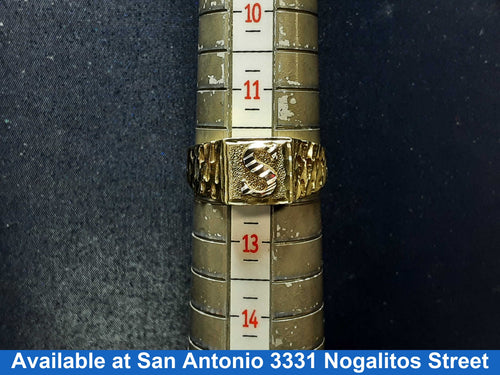 Men's Ring - Yellow Gold 10k (.417) 3.6 grams Size 12
