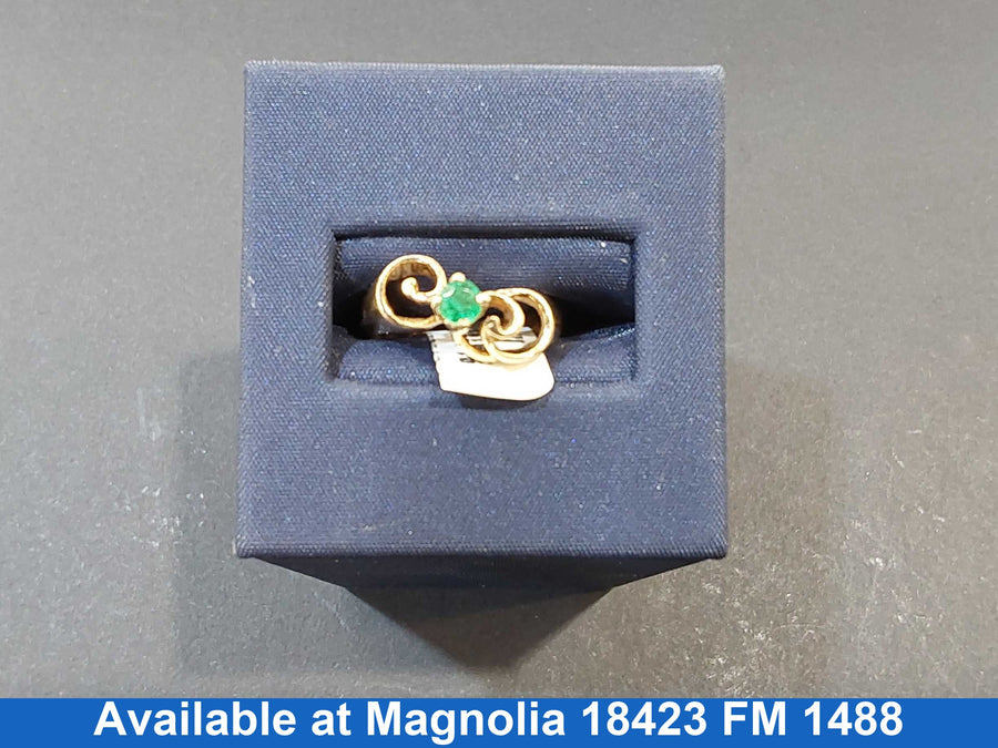 Women's Ring - Yellow Gold 14k (.585) 3.4 grams Size 6