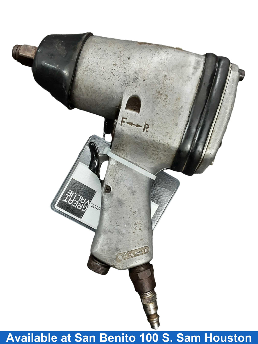 Gray Pneumatic Impact Drill