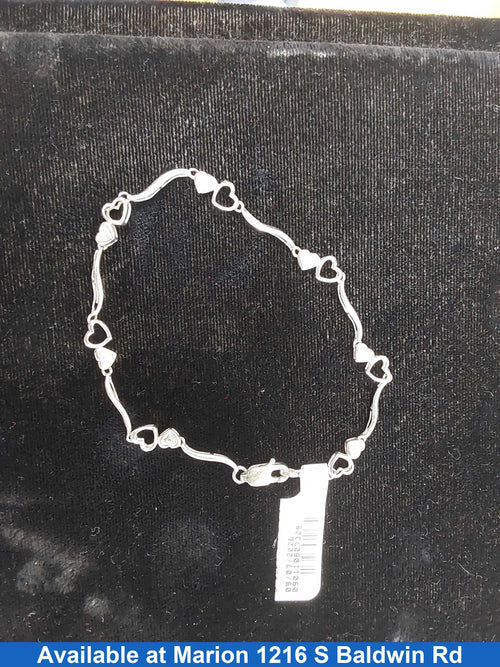 Bracelet - White Gold 10k (.417) 3.3 grams 7 inch