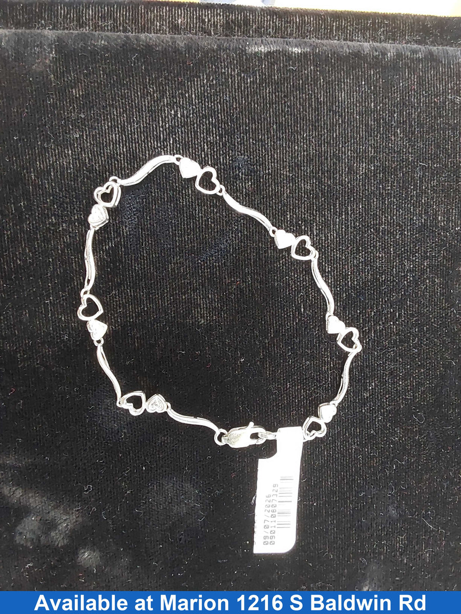 Bracelet - White Gold 10k (.417) 3.3 grams 7 inch