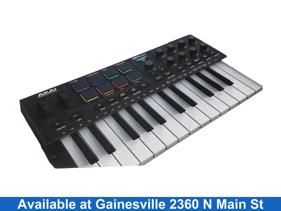 Akai Mpk Mini 4 Black Midi Keyboard Controller