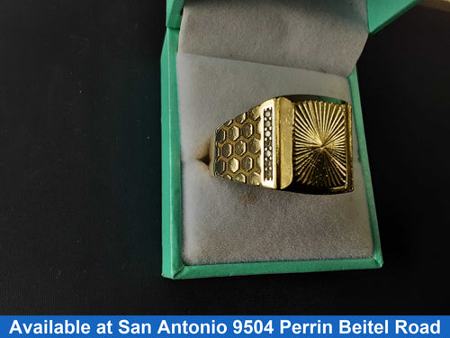 Men's Ring - Yellow Gold 10k (.417) 10.5 grams Size 15