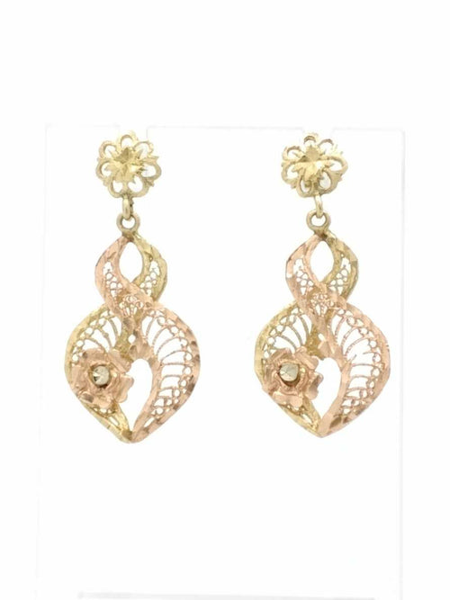 Earrings - Yellow Gold 14k (.585) 4.8 grams