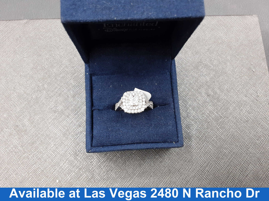 Ring - Wedding Set - White Gold 10k (.417) 3.6 grams Size 6