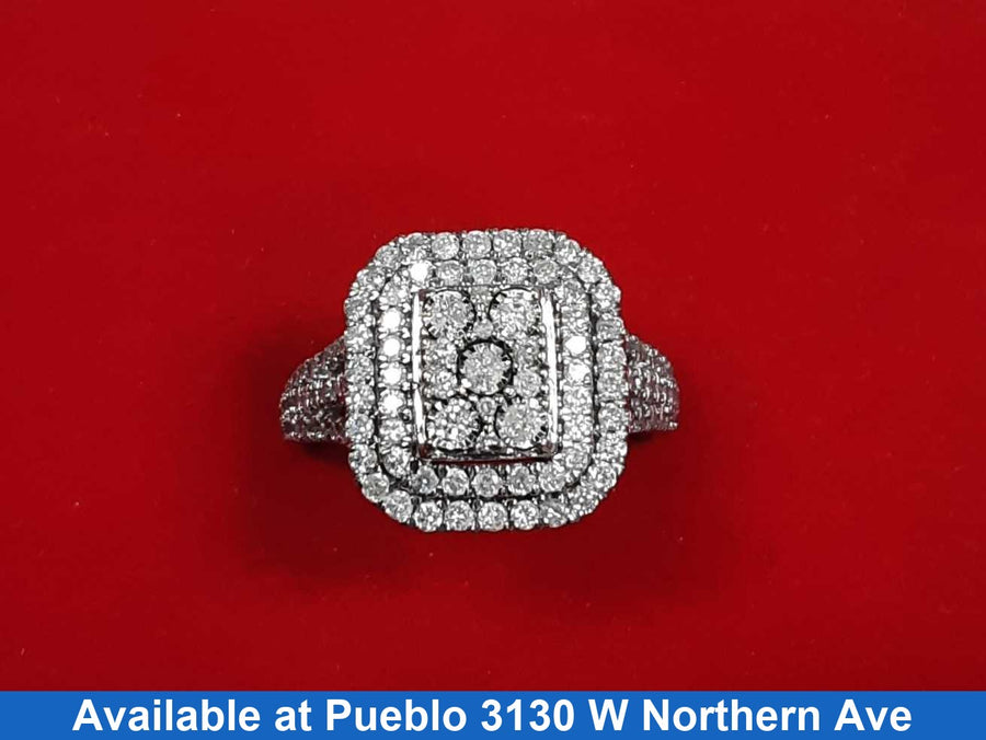 Women's Ring - White Gold 10k (.417) 4.9 grams Size 7