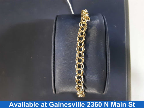 Cable Bracelet - Yellow Gold 14k (.585) 8.2 grams 6 inch