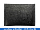 Louis Vuitton Taiga Leather Black Wallet