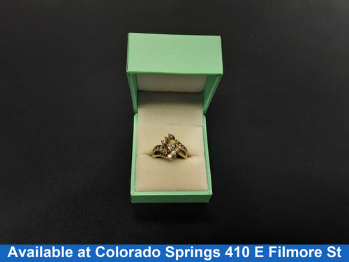 Ring - Wedding Set - Yellow Gold 14k (.585) 7.7 grams Size 8
