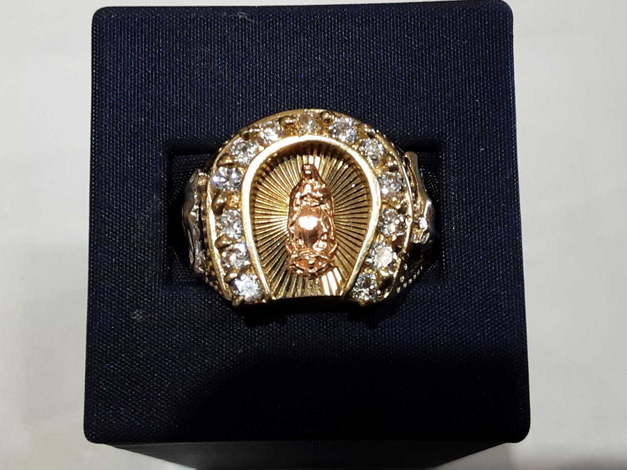 Men's Ring - Yellow Gold 14k (.585) 8.8 grams Size 10