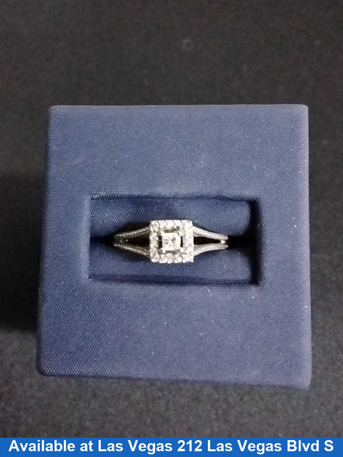 Women's Ring - White Gold 10k (.417) 1.9 grams Size 20