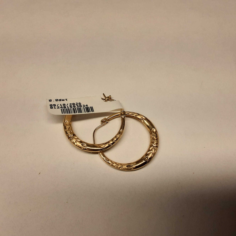 Bangle Earrings - Yellow Gold 14k (.585) 1.1 grams